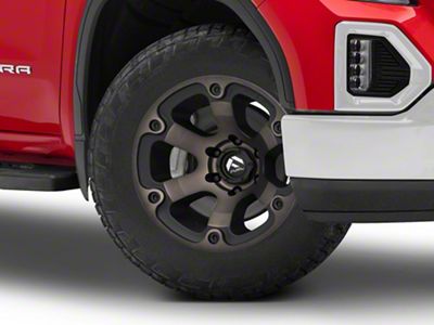 Fuel Wheels Beast Matte Black Machined with Dark Tint 6-Lug Wheel; 20x9; 1mm Offset (19-25 Sierra 1500)