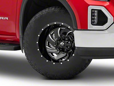 Fuel Wheels Cleaver Gloss Black Milled 6-Lug Wheel; 18x9; 20mm Offset (19-25 Sierra 1500)