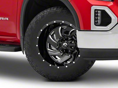 Fuel Wheels Cleaver Gloss Black Milled 6-Lug Wheel; 20x9; 1mm Offset (19-25 Sierra 1500)