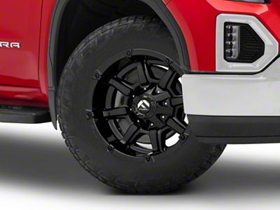Fuel Wheels Coupler Gloss Black 6-Lug Wheel; 20x10; -18mm Offset (19-25 Sierra 1500)