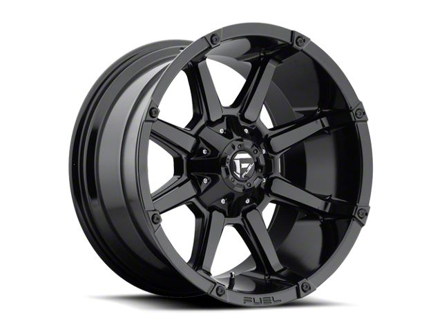 Fuel Wheels Coupler Gloss Black 6-Lug Wheel; 20x9; 20mm Offset (19-24 Sierra 1500)