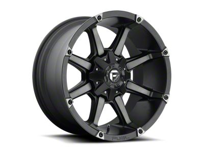 Fuel Wheels Coupler Matte Black Machined 6-Lug Wheel; 20x9; 1mm Offset (19-24 Sierra 1500)