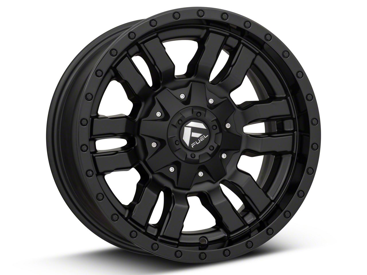 Fuel Wheels Sierra 1500 Sledge Gloss and Matte Black 6-Lug Wheel 