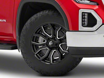 Fuel Wheels Rage Gloss Black Milled 6-Lug Wheel; 20x10; -18mm Offset (19-25 Sierra 1500)