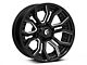 Fuel Wheels Rage Gloss Black Milled 6-Lug Wheel; 20x9; 1mm Offset (19-24 Sierra 1500)