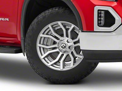 Fuel Wheels Rage Platinum Brushed Gunmetal 6-Lug Wheel; 20x9; 1mm Offset (19-24 Sierra 1500)