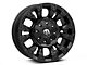 Fuel Wheels Vapor Matte Black 6-Lug Wheel; 20x9; 1mm Offset (19-24 Sierra 1500)