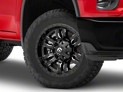 Fuel Wheels Sledge Gloss Black Milled 8-Lug Wheel; 20x9; 20mm Offset (20-25 Silverado 2500 HD)