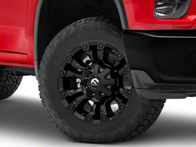 Fuel Wheels Vapor Matte Black 8-Lug Wheel; 20x9; 20mm Offset (20-24 Silverado 3500 HD SRW)