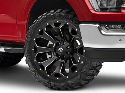 Fuel Wheels Assault Matte Black Milled 6-Lug Wheel; 24x11; -24mm Offset (21-25 F-150)