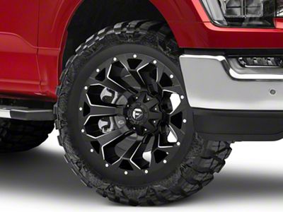 Fuel Wheels Assault Satin Black Milled 6-Lug Wheel; 20x10; -22mm Offset (21-24 F-150)