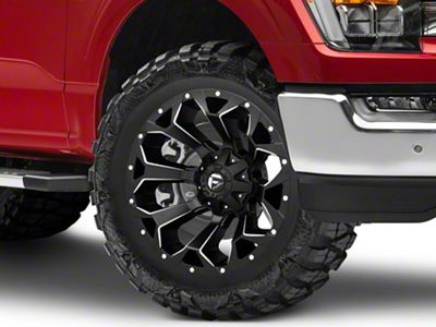 Fuel Wheels Assault Satin Black Milled 6-Lug Wheel; 20x12; -43mm Offset (21-25 F-150)