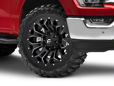 Fuel Wheels Assault Satin Black Milled 6-Lug Wheel; 20x9; 20mm Offset (21-25 F-150)