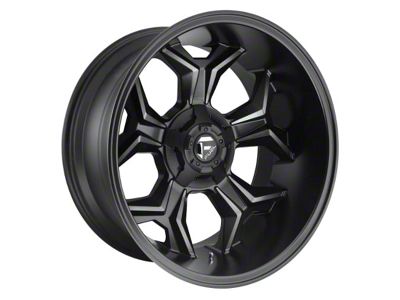 Fuel Wheels Avenger Matte Black Machined with Dark Tint 6-Lug Wheel; 20x10; -18mm Offset (21-25 F-150)