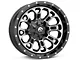 Fuel Wheels Crush Matte Black Machined 6-Lug Wheel; 20x9; 1mm Offset (21-24 F-150)