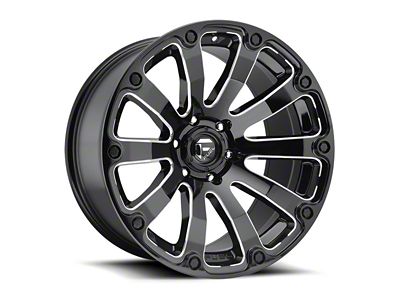 Fuel Wheels Diesel Gloss Black Milled 6-Lug Wheel; 20x9; 1mm Offset (21-25 F-150)