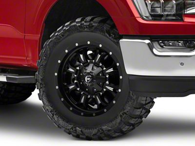 Fuel Wheels Krank Matte Black Milled 6-Lug Wheel; 18x9; 20mm Offset (21-25 F-150)