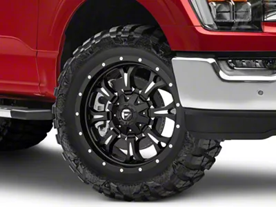 Fuel Wheels Krank Matte Black Milled 6-Lug Wheel; 20x9; 1mm Offset (21-25 F-150)