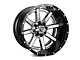 Fuel Wheels Maverick Chrome with Gloss Black Lip 6-Lug Wheel; 22x14; -70mm Offset (21-24 F-150)