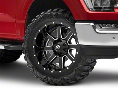Fuel Wheels Maverick Gloss Black Milled 6-Lug Wheel; 20x14; -76mm Offset (21-25 F-150)