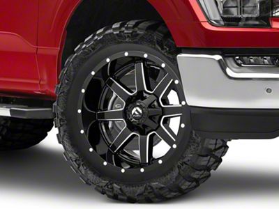 Fuel Wheels Maverick Gloss Black Milled 6-Lug Wheel; 20x14; -76mm Offset (21-24 F-150)