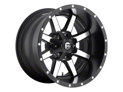 Fuel Wheels Maverick Matte Black Machined 6-Lug Wheel; 20x12; -44mm Offset (21-25 F-150)