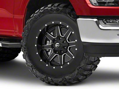 Fuel Wheels Maverick Matte Black Milled 6-Lug Wheel; 17x9; -12mm Offset (21-25 F-150)