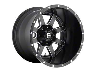 Fuel Wheels Maverick Matte Black Milled 6-Lug Wheel; 20x14; -76mm Offset (21-25 F-150)