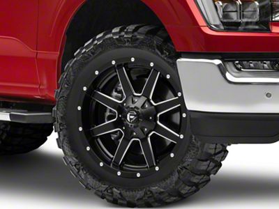Fuel Wheels Maverick Matte Black Milled 6-Lug Wheel; 20x9; 20mm Offset (21-25 F-150)