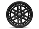 Fuel Wheels Nitro Matte Black 6-Lug Wheel; 17x9; 1mm Offset (21-24 F-150)