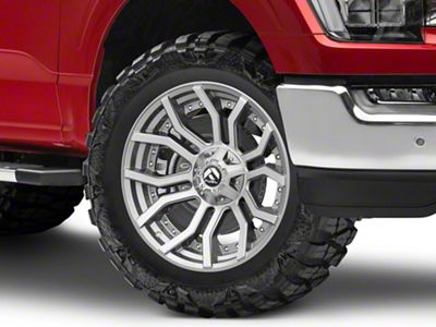 Fuel Wheels Rage Platinum Brushed Gunmetal 6-Lug Wheel; 20x10; -18mm Offset (21-24 F-150)