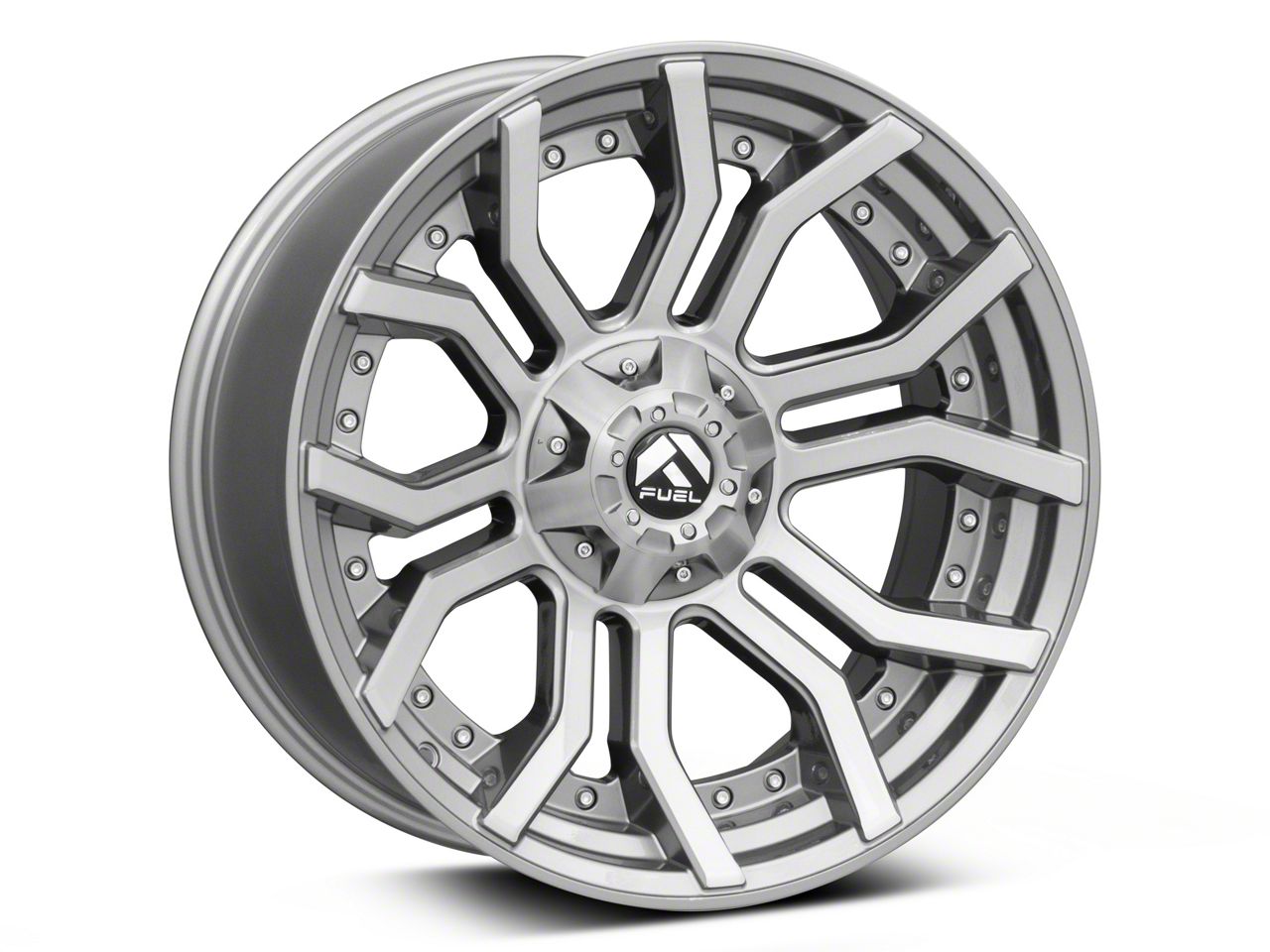 Fuel Wheels F-150 Rage Platinum Brushed Gunmetal 6-Lug Wheel
