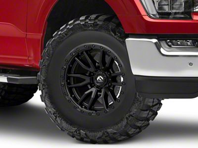 Fuel Wheels Rebel Matte Black 6-Lug Wheel; 17x9; 1mm Offset (21-24 F-150)