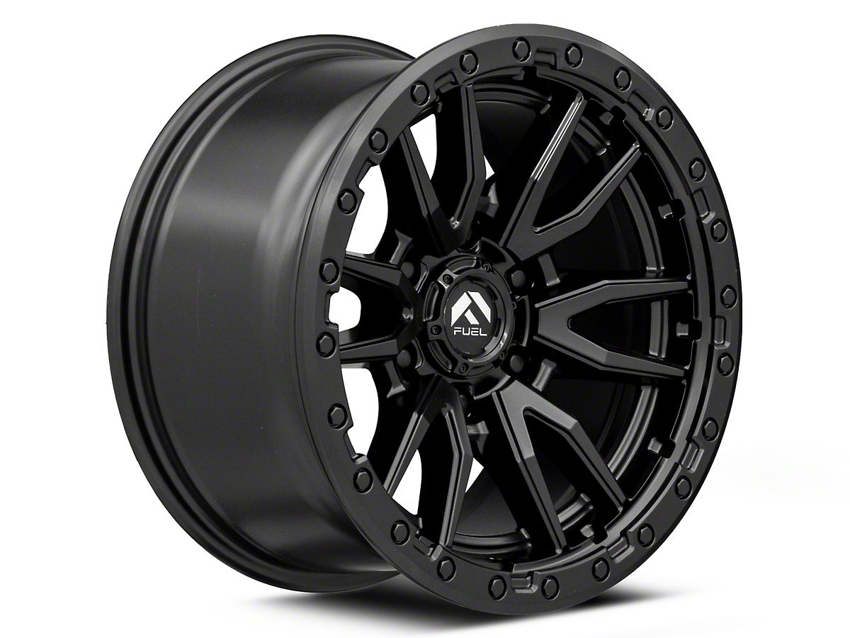 Fuel Wheels F-150 Rebel Matte Black 6-Lug Wheel; 17x9; 1mm Offset  