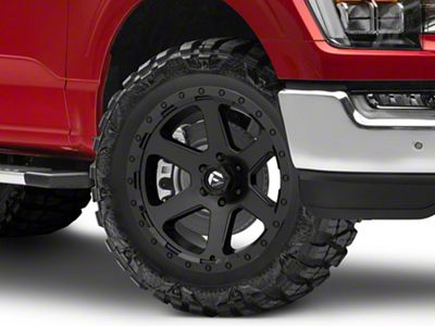 Fuel Wheels Ripper Matte Black 6-Lug Wheel; 20x9; 20mm Offset (21-25 F-150)