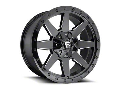 Fuel Wheels Wildcat Gloss Black Milled 6-Lug Wheel; 20x9; 1mm Offset (21-25 F-150)