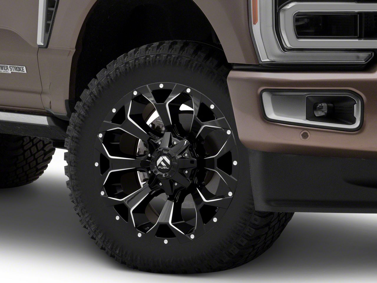Fuel Wheels F250 Super Duty Assault Gloss Black 8Lug Wheel; 20x9