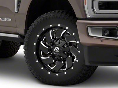 Fuel Wheels Cleaver Gloss Black Milled 8-Lug Wheel; 20x10; -18mm Offset (23-25 F-250 Super Duty)