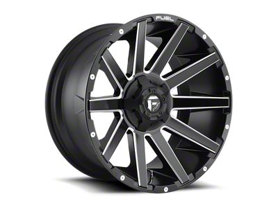 Fuel Wheels Contra Matte Black Milled 8-Lug Wheel; 20x10; -18mm Offset (23-25 F-250 Super Duty)