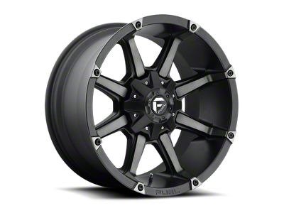 Fuel Wheels Coupler Matte Black Machined 8-Lug Wheel; 20x10; -12mm Offset (23-25 F-250 Super Duty)