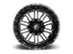 Fuel Wheels Hardline Gloss Black Milled 8-Lug Wheel; 20x9; 1mm Offset (23-24 F-250 Super Duty)