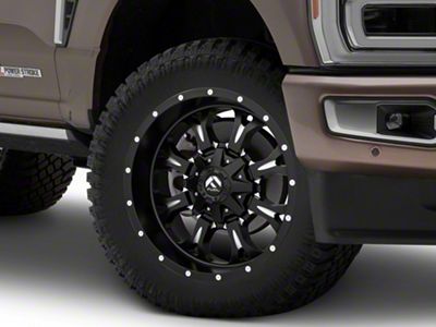 Fuel Wheels Krank Matte Black Milled 8-Lug Wheel; 20x10; -12mm Offset (23-24 F-250 Super Duty)