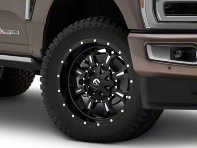 Fuel Wheels Krank Matte Black Milled 8-Lug Wheel; 20x9; 1mm Offset (23-25 F-250 Super Duty)