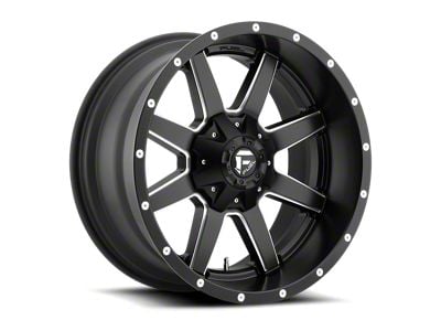 Fuel Wheels Maverick Matte Black Milled 8-Lug Wheel; 18x9; 1mm Offset (23-24 F-250 Super Duty)