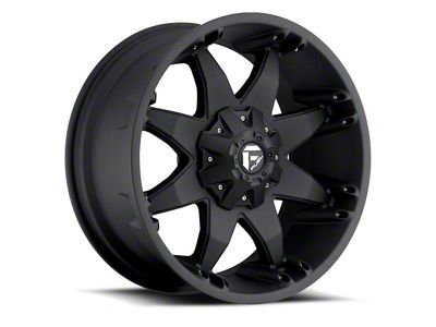 Fuel Wheels Octane Matte Black 8-Lug Wheel; 20x12; -44mm Offset (23-25 F-250 Super Duty)