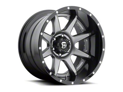 Fuel Wheels Rampage Matte Gunmetal 8-Lug Wheel; 20x10; -19mm Offset (23-25 F-250 Super Duty)