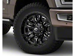 Fuel Wheels Sledge Gloss Black Milled 8-Lug Wheel; 20x9; 1mm Offset (23-26 F-250 Super Duty)
