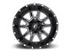 Fuel Wheels Vandal Gloss Black Milled 8-Lug Wheel; 20x9; 1mm Offset (23-24 F-250 Super Duty)