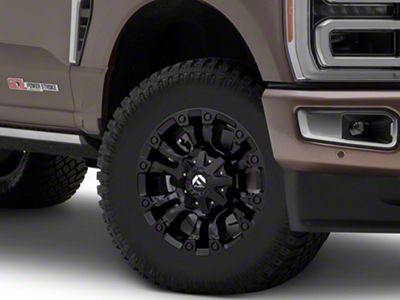 Fuel Wheels Vapor Matte Black 8-Lug Wheel; 18x9; 1mm Offset (23-25 F-250 Super Duty)