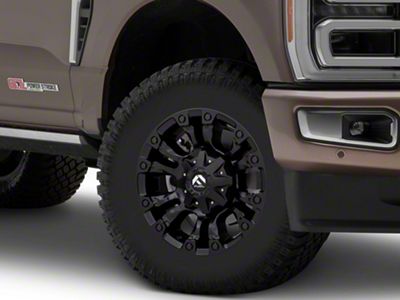 Fuel Wheels Vapor Matte Black 8-Lug Wheel; 18x9; 1mm Offset (23-24 F-250 Super Duty)